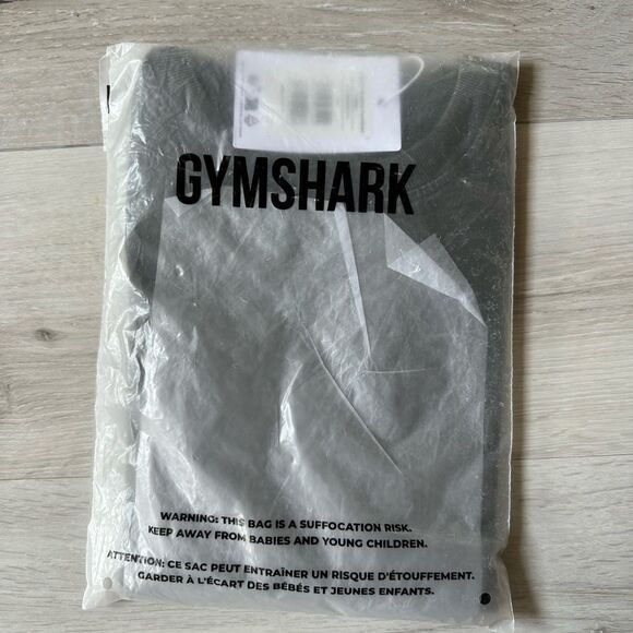Gymshark ARRIVAL MARL‎ T-SHIRT Silhouette Grey/Grey Marl NWT in Packaging - Picture 4 of 4
